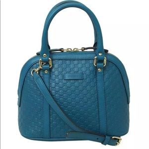 GUCCI MicroGuccissima Mini BREE DOME Crossbody Bag